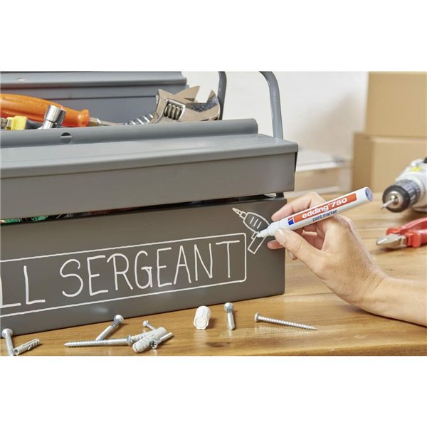 Marker pen/felt-tip pen Edding 750-49 White