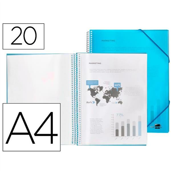 Folder Liderpapel EC05 Blue A4