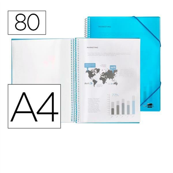 Folder Liderpapel EC25 Blue A4