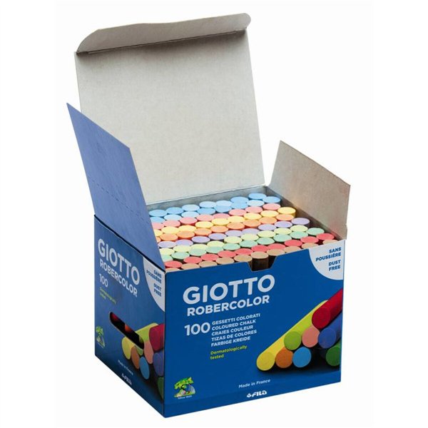 Chalks Giotto F539000 Multicolour Dust-resistant 100 Pieces
