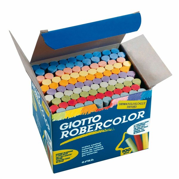 Chalks Giotto F539000 Multicolour Dust-resistant 100 Pieces