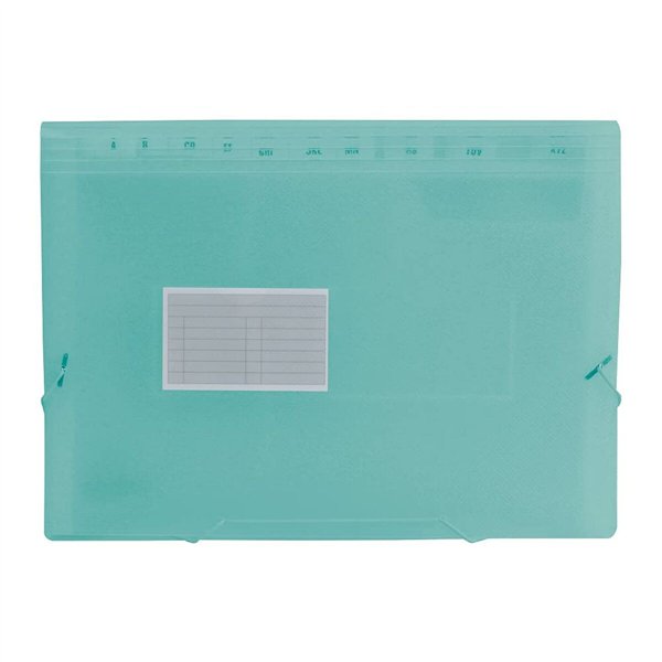 Organiser Folder Liderpapel FU13 Green A4