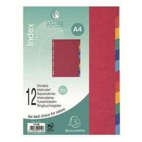 Seperators Exacompta 1412E Card Multicolour (12 Units)