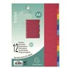 Seperators Exacompta 1412E Card Multicolour (12 Units)