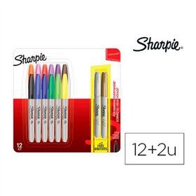 Set of Felt Tip Pens Sharpie 2061126 Multicolour 1 mm 14 Pieces