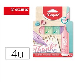 Highlighter Maped 740308 Green 4 Pieces (4 Units)