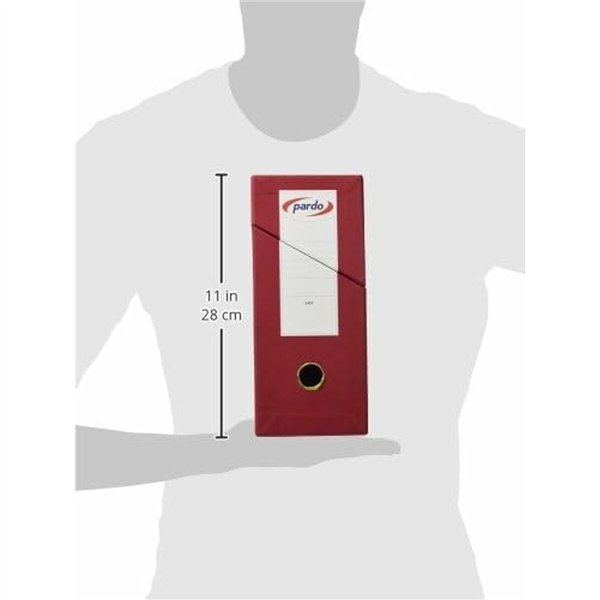File Box Pardo 245702 Red A4 (1 Unit)
