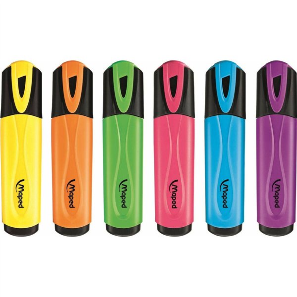 Highlighter Maped 742537 Blue Multicolour 28 Pieces