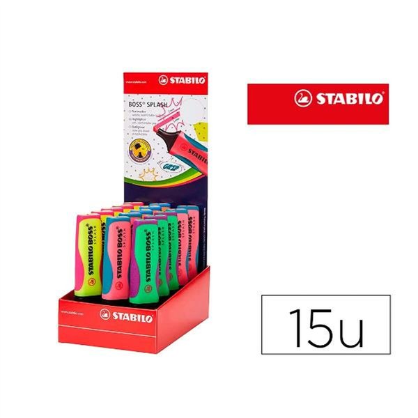 Highlighter Stabilo 75/15-1 Multicolour 15 Pieces