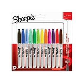 Set of Felt Tip Pens Sharpie 2065404 Multicolour 1 mm 12 Pieces