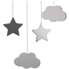 Cot Mobile Atmosphera Moon Grey MDF Wood