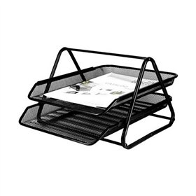 Classification tray Q-Connect gxa100 Black Metal Plastic 30 x 35 x 18,5 cm