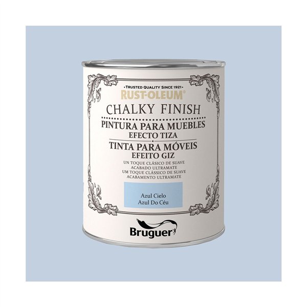 Paint Bruguer Rust-oleum Chalky Finish 5397549 Furniture Sky blue 750 ml