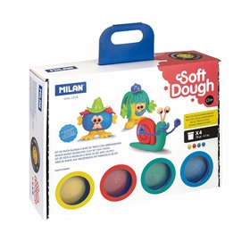 Creative Modelling Clay Game Milan Funny Faces (33 Pieces)