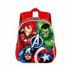 3D School Bag The Avengers Karactermania Red 26 x 11 x 31 cm