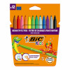 Set of Felt Tip Pens Bic kid couleur Multicolour (12 Units)