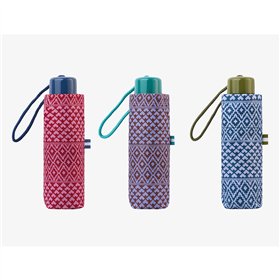 Foldable Umbrella C-Collection Assorted colours 6 x 4 x 18 cm Ø 90 cm Ethnic