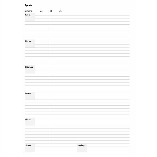 Yearly planner Additio TRIPLEX 22,5 x 31 cm