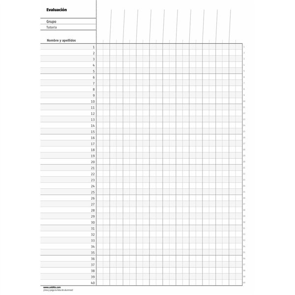 Yearly planner Additio TRIPLEX 22,5 x 31 cm