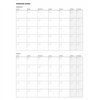Yearly planner Additio TRIPLEX 22,5 x 31 cm