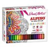 Set of Felt Tip Pens Alpino Dual Artist Multicolour 36 Pieces