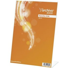 Counter Display Archivo 2000 Tablecloth Vertical Transparent Din A4