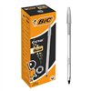 Liquid ink pen Bic 921339 Black Silver 0,32 mm (20 Pieces)