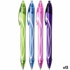 Gel pen Bic Gel-Ocity Quick Dry 4 Colours 0,3 mm 12 Pieces