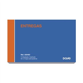 Delivery Book DOHE 50049D 1/4 10 Pieces 100 Sheets
