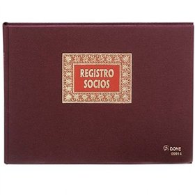 Book of Parters DOHE 09914 Burgundy A4 100 Sheets