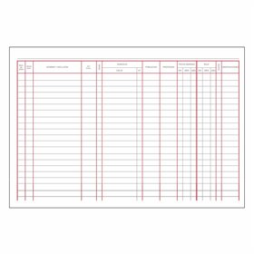 Book of Parters DOHE 09914 Burgundy A4 100 Sheets