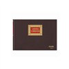 Account Book DOHE 09927 Quarto Burgundy 100 Sheets