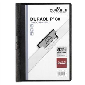 Document Folder Durable DURACLIP 30 A4 Black A4 25 Pieces