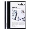 Document Holder Durable Duraplus Black Transparent A4 25 Pieces