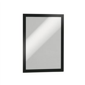 Information Frame Durable Black Transparent Magnetic Plastic 2 Pieces