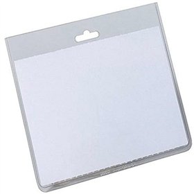 ID card holder Durable Transparent Plastic 20 Pieces 6 x 9 cm