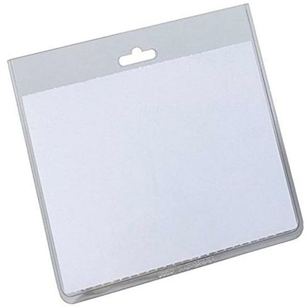 ID card holder Durable Transparent Plastic 20 Pieces 6 x 9 cm