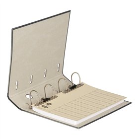 Lever Arch File Elba Black A4