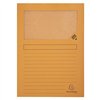 Set of Subfolders Exacompta Forever Orange A4 Transparent window 100 Pieces