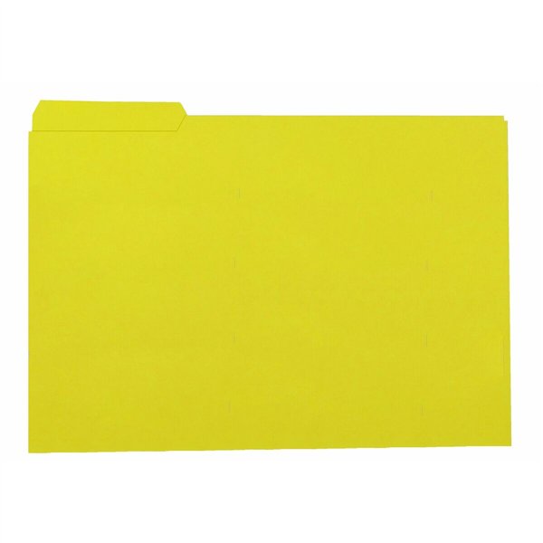 Subfolder Elba Name tab Yellow Din A4 50 Pieces