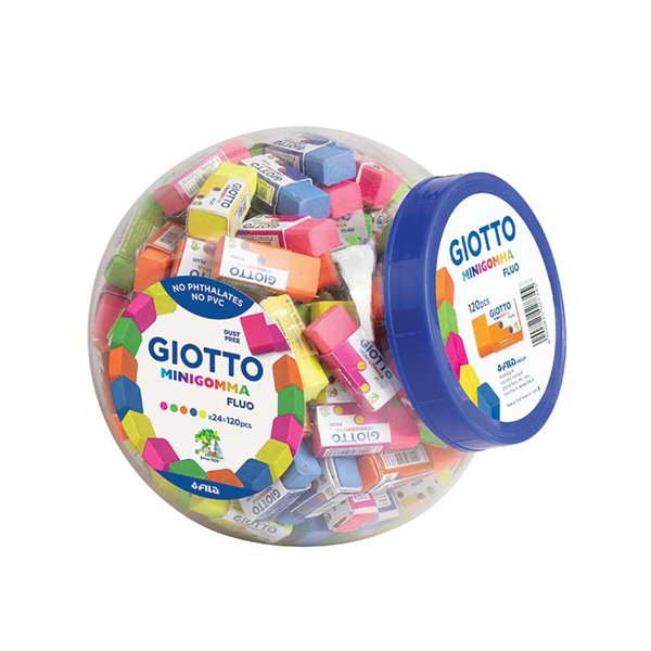 Eraser Giotto Gomma fluoride Flexible 120 Pieces