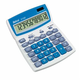 Calculator Ibico Blue White