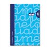 Notebook Lamela Blue Quarto 5 Pieces 80 Sheets