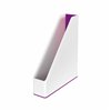 Magazine rack Leitz White Violet A4 polystyrene 7,3 x 31,8 x 27,2 cm