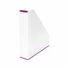 Magazine rack Leitz White Violet A4 polystyrene 7,3 x 31,8 x 27,2 cm