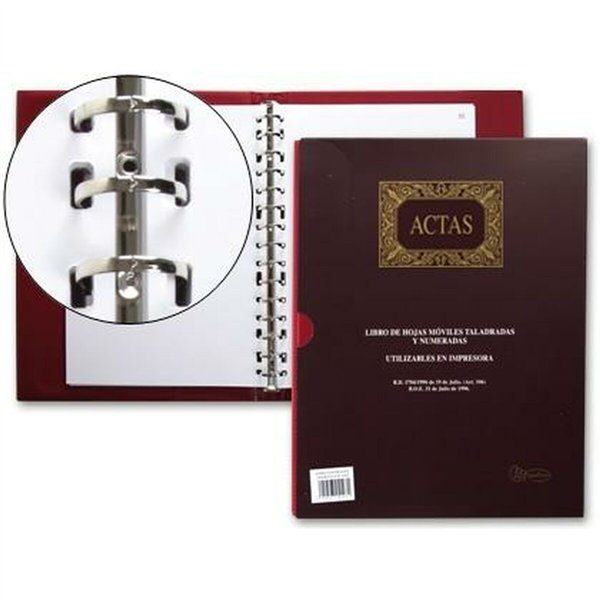 Record book Miquelrius 4102 Brown A4 100 Sheets