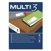 Labels MULTI 3 White 100 Sheets 105 x 42,4 mm