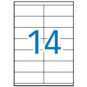 Labels MULTI 3 White 100 Sheets 105 x 42,4 mm