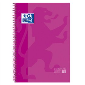 Notebook Oxford European Book Fuchsia A4 A4+ 80 Sheets 5 Pieces