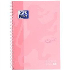 Notebook Oxford European Book Light Pink A4 A4+ 80 Sheets